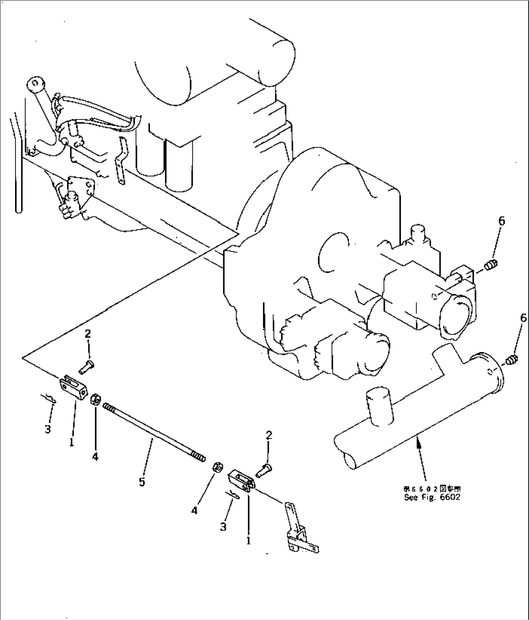 FUEL CONTROL LEVER (2/2) (WITHOUT AUTO DECELERATION)(#10501-10963)