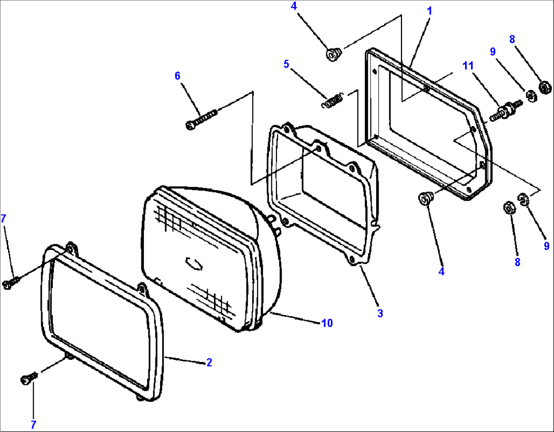 FIG NO. 1561C REAR WORK LIGHT