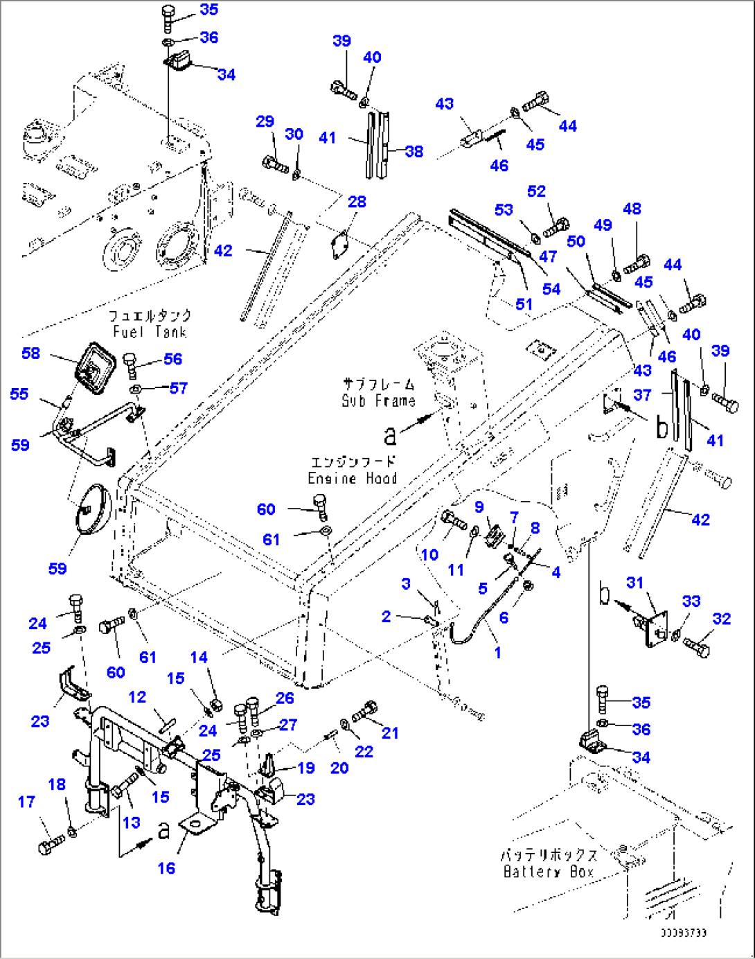 Engine Hood Related Parts, Related Parts (#2633-2840)