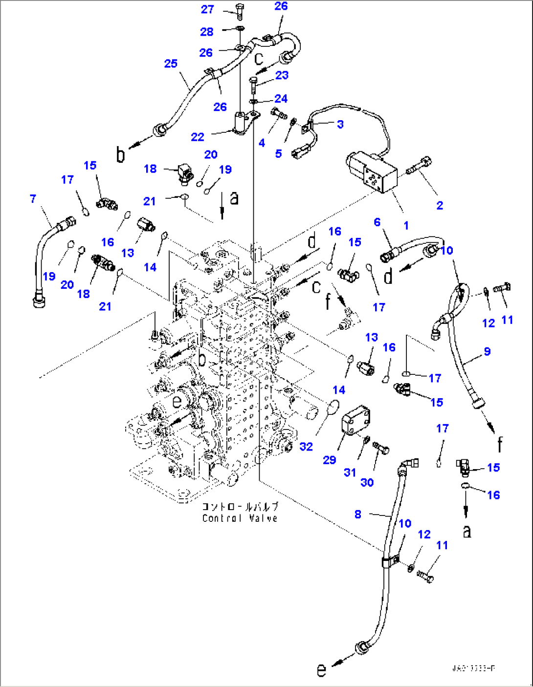 Fender, Control Valve Piping (#22001-)
