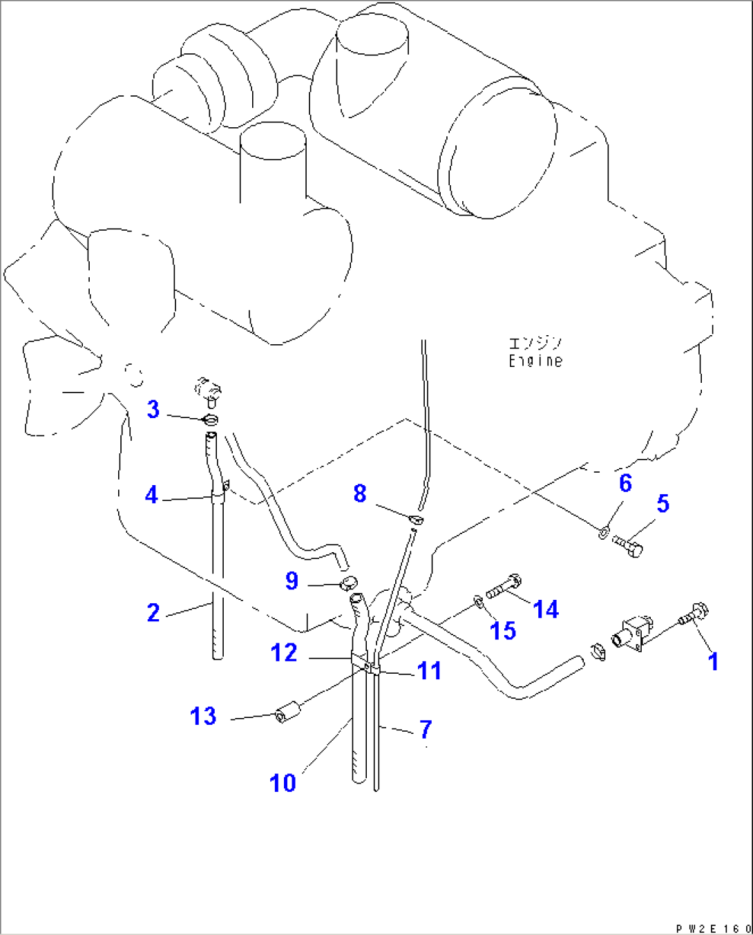 ENGINE RELATED HOSE(#11518-)