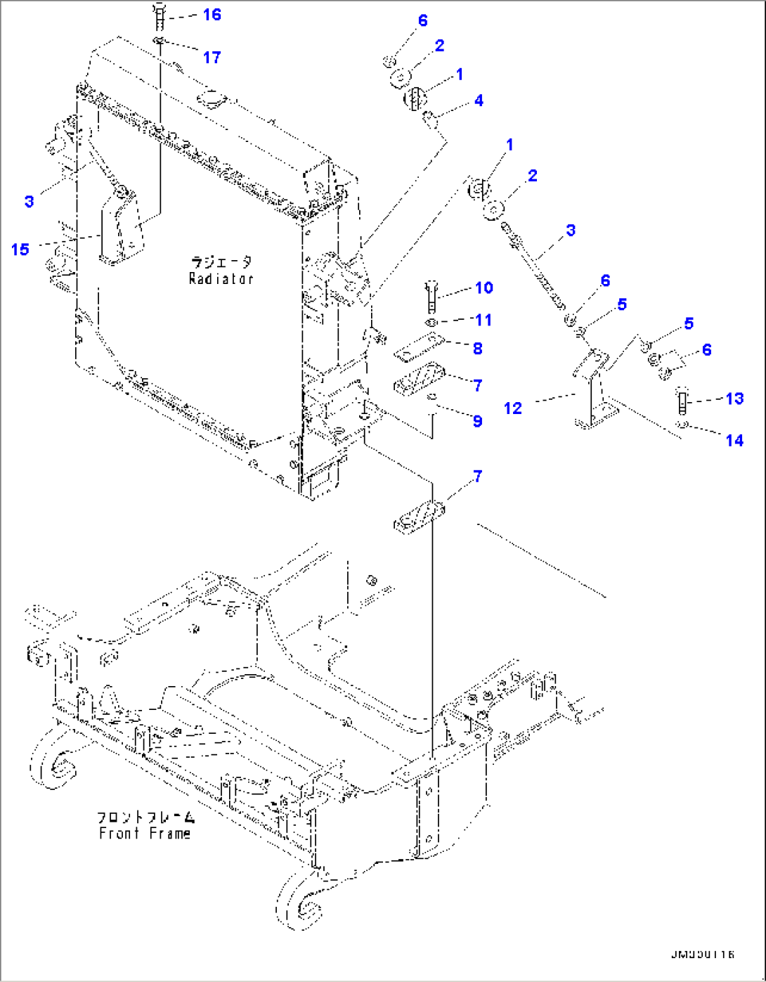 Cooling System, Radiator Mounting (#2785-2905)