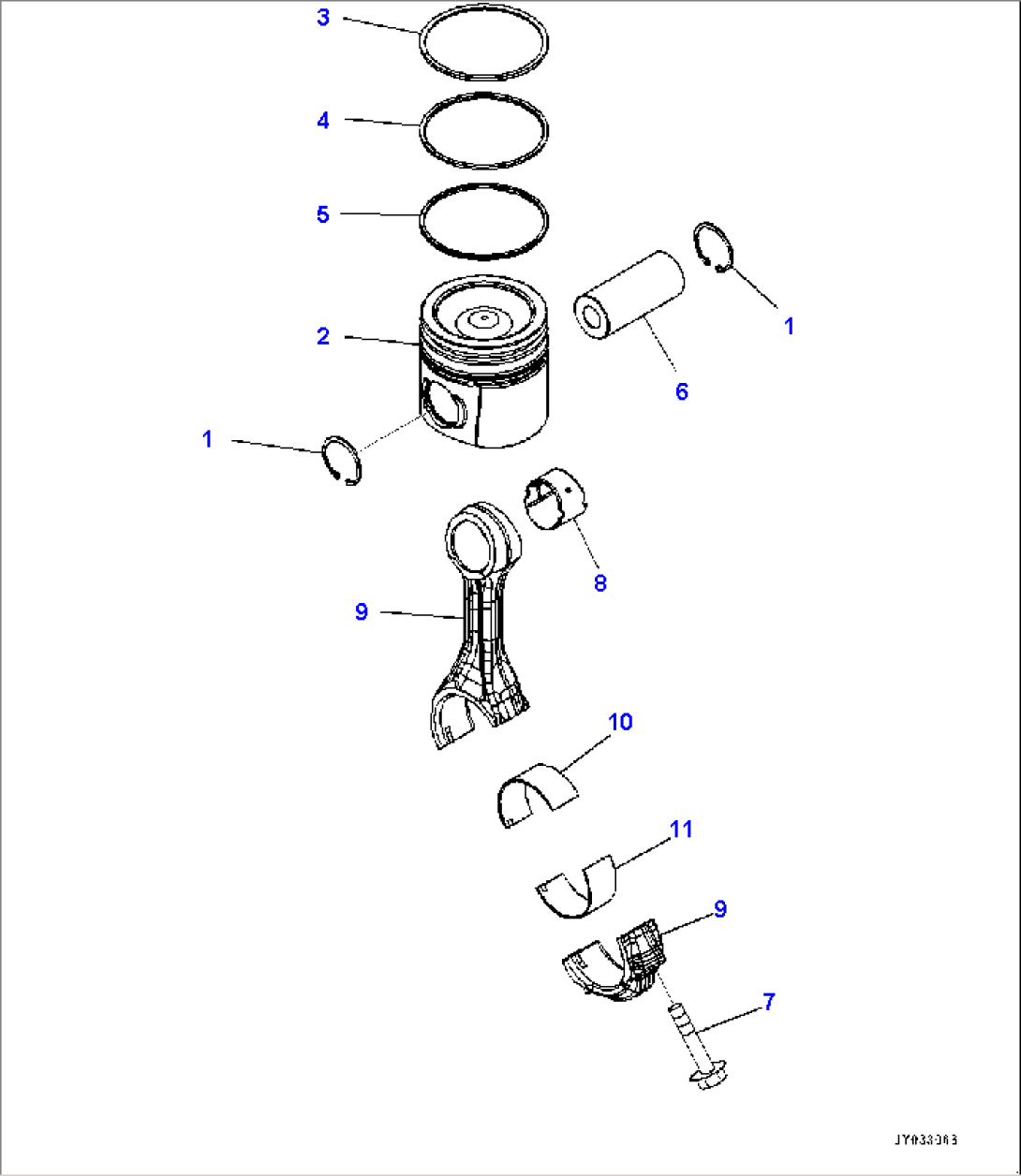 Piston and Connecting Rod (#26650313-)