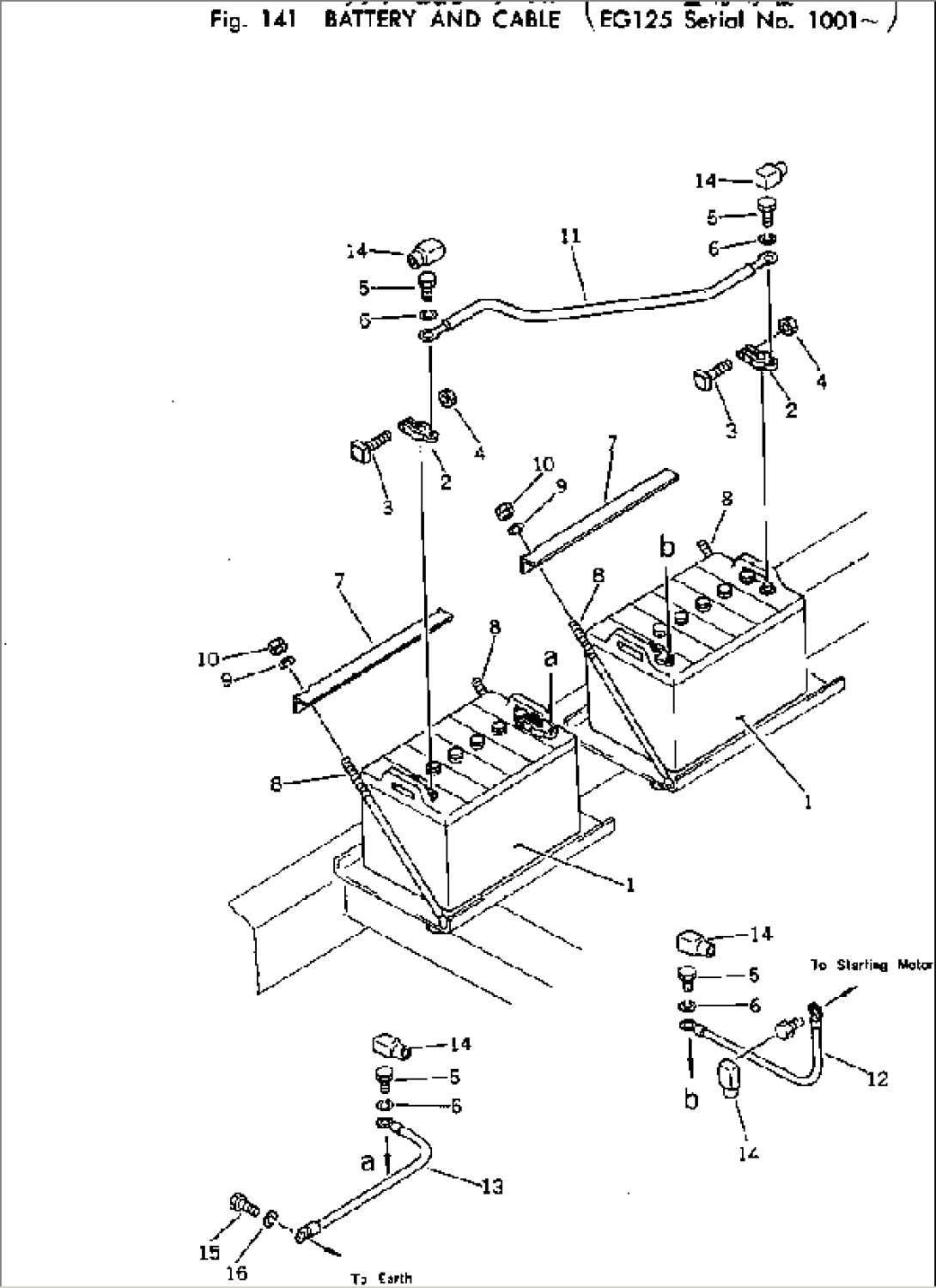 BATTERY AND CABLE