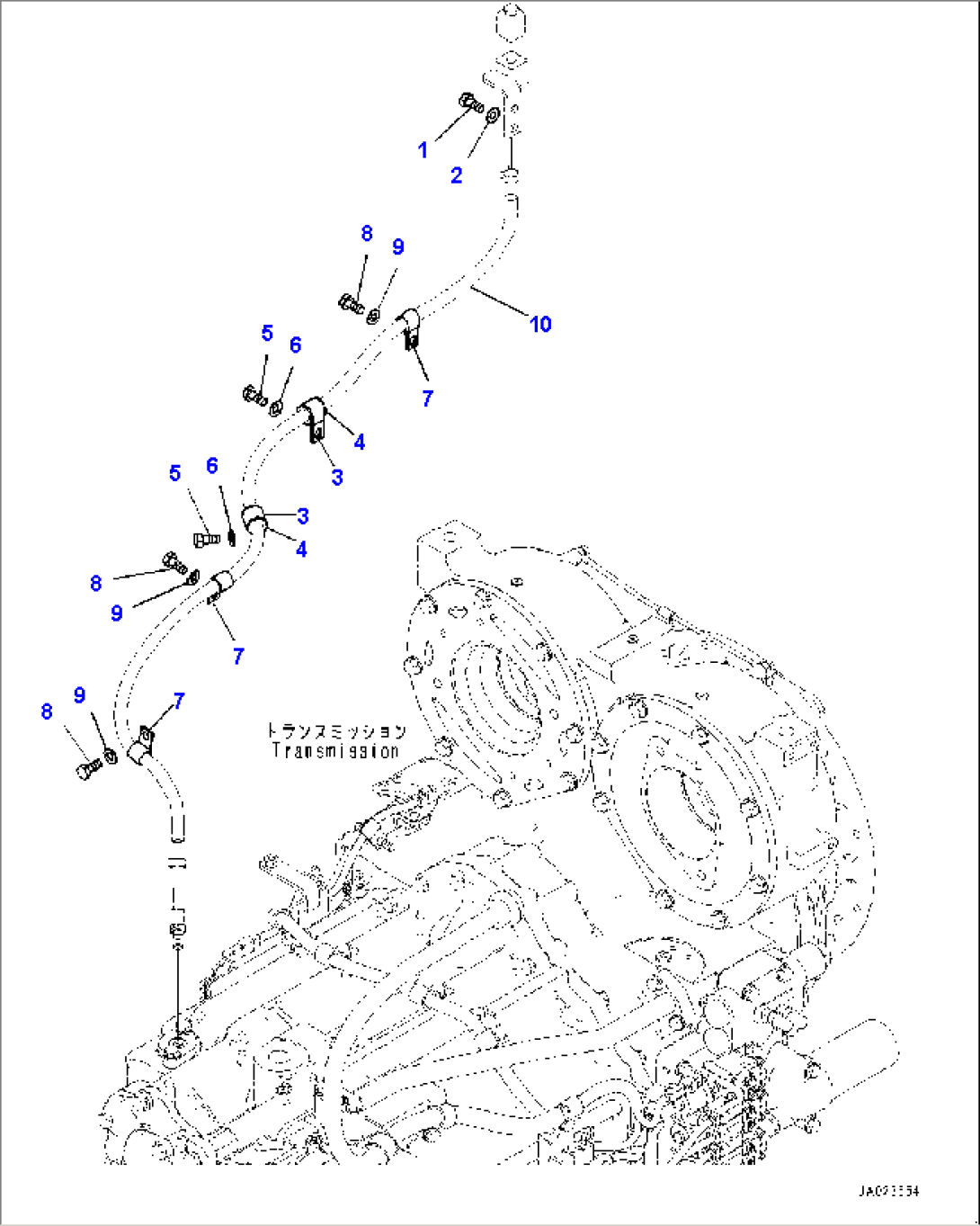 Torque Converter and Transmission, Mounting (3/3) (#90216-)