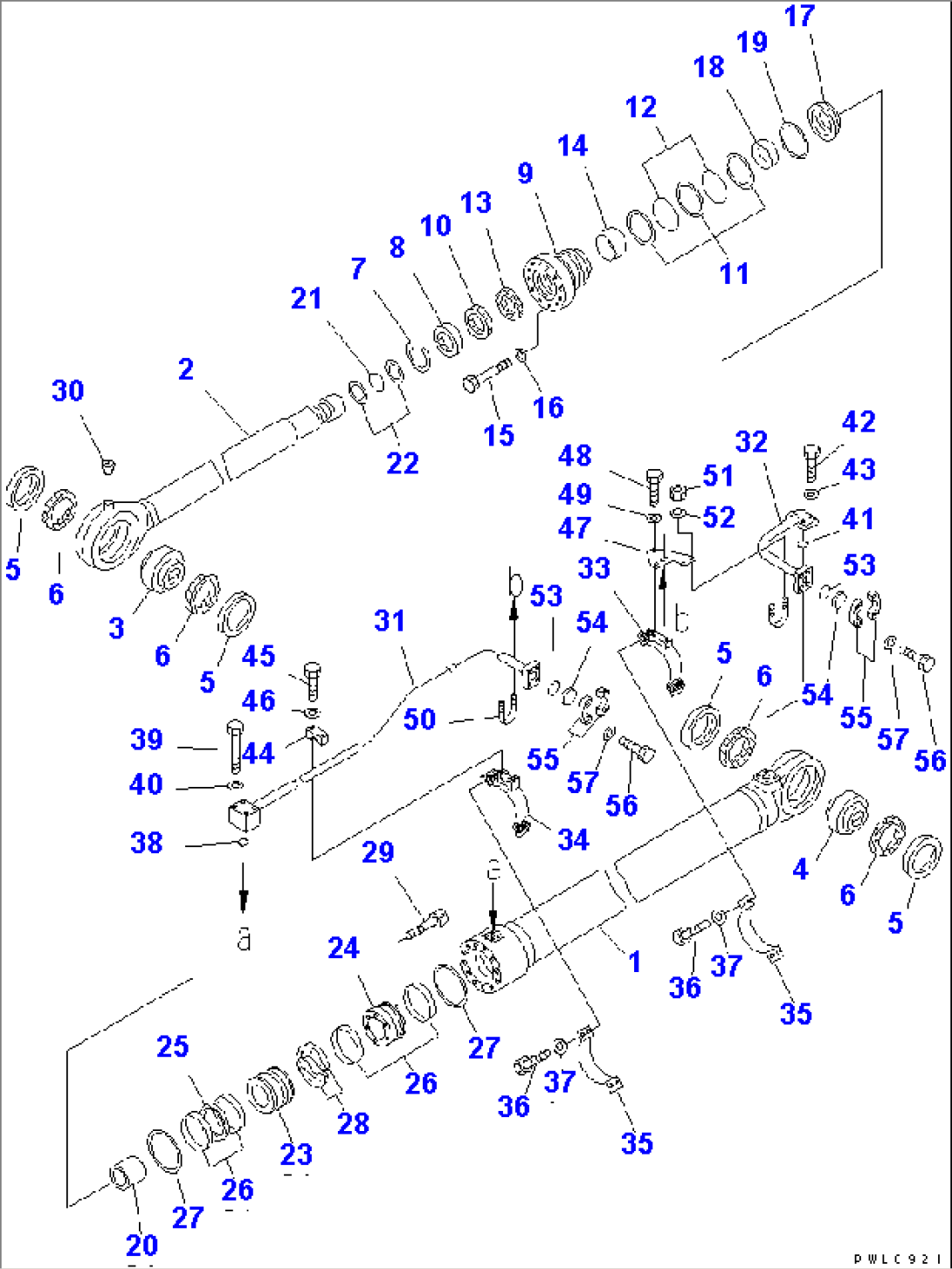BUCKET CYLINDER (INNER PARTS)