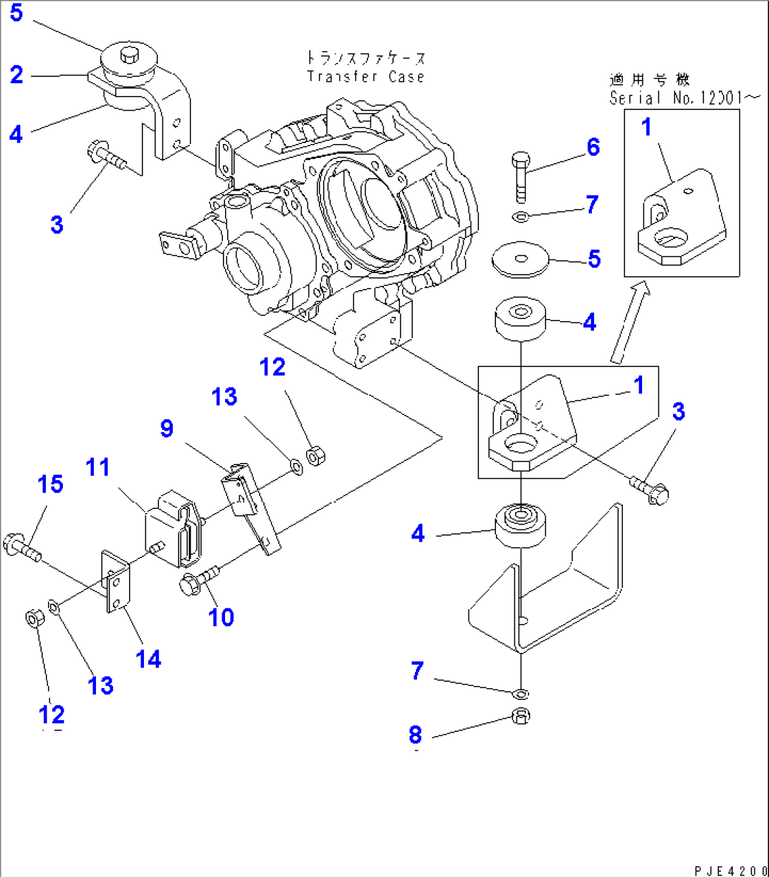 TRANSFER MOUNTING PARTS