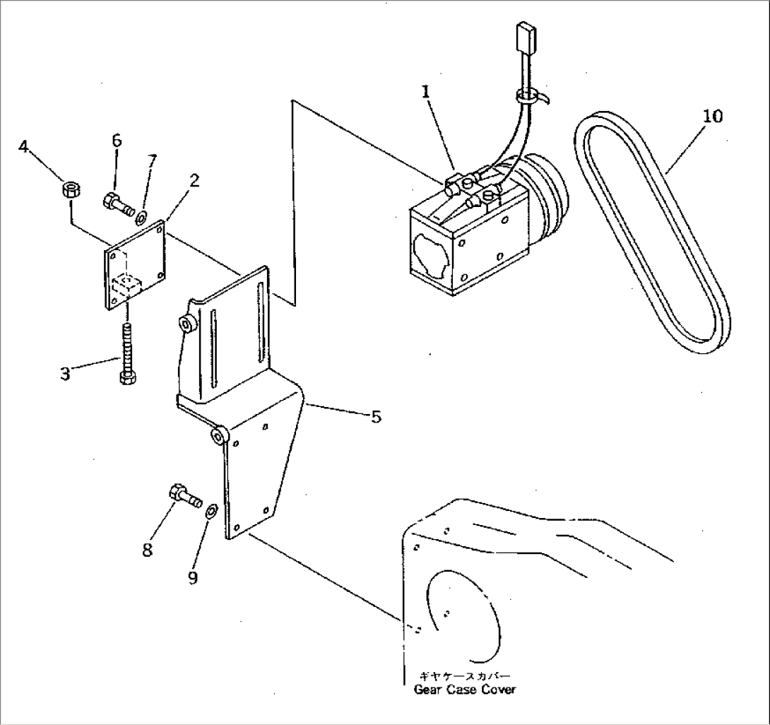 AIR CONDITIONER RELATED PARTS (1/5) (AIR COMPRESSOR MOUNTING)(#10001-10012)