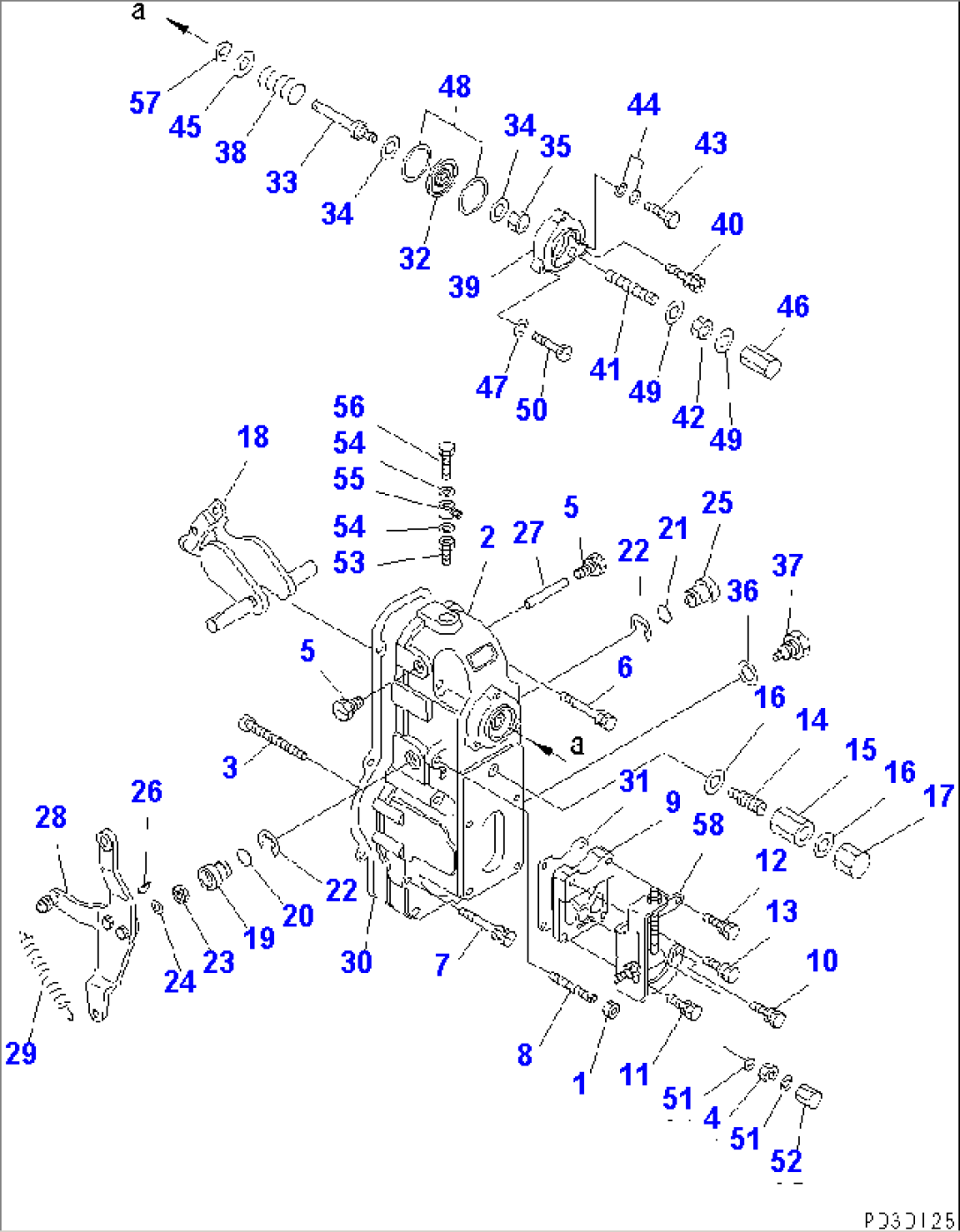 FUEL INJECTION PUMP (GOVERNOR) (2/2) (INNER PARTS)(#23933-)