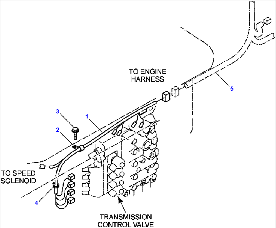 FIG. F4300-03A0 TRANSMISSION - WIRING HARNESS