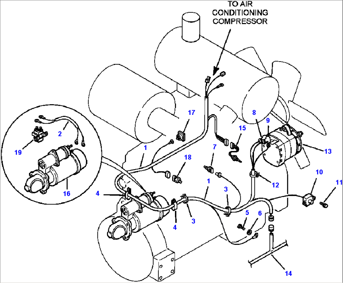 FIG NO. 1531 ELECTRICAL SYSTEM ENGINE LINE