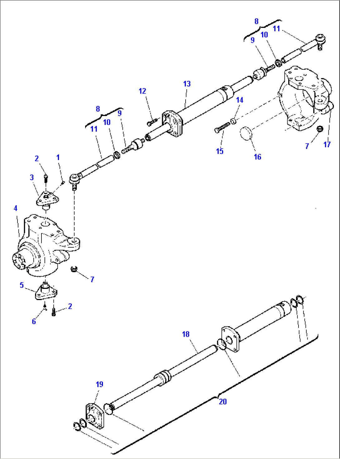 FRONT AXLE (2WD) (2/3)