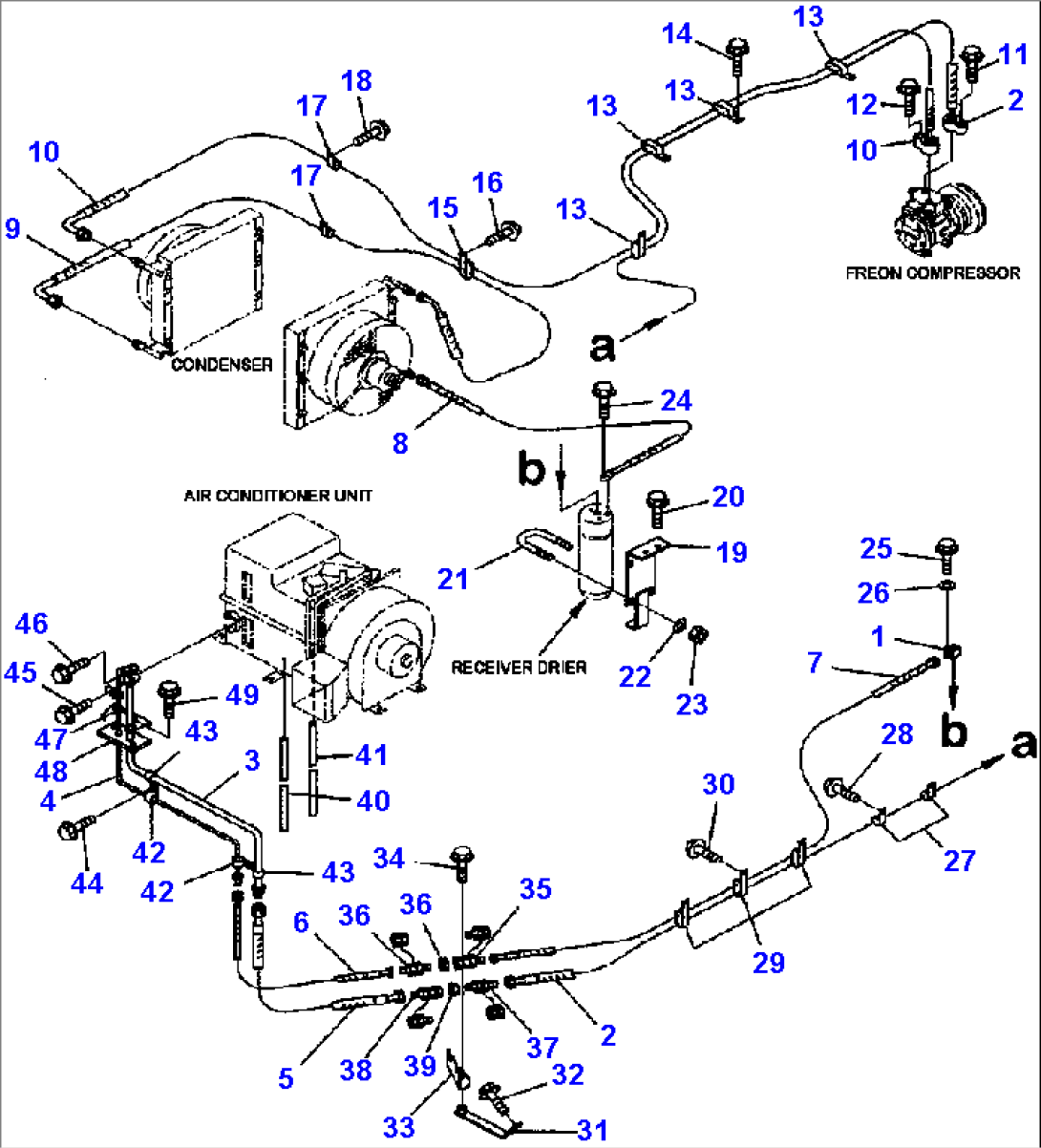 K0711-02A0 AIR CONDITIONER MOUNTING AND PIPING AIR CONDITIONER PIPING