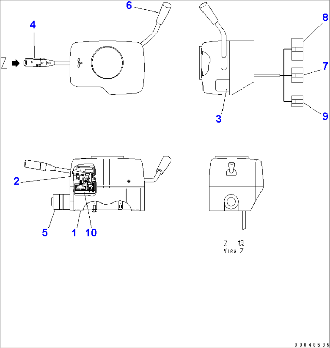 FLOOR (COLUMN SWITCH)(#2001-)