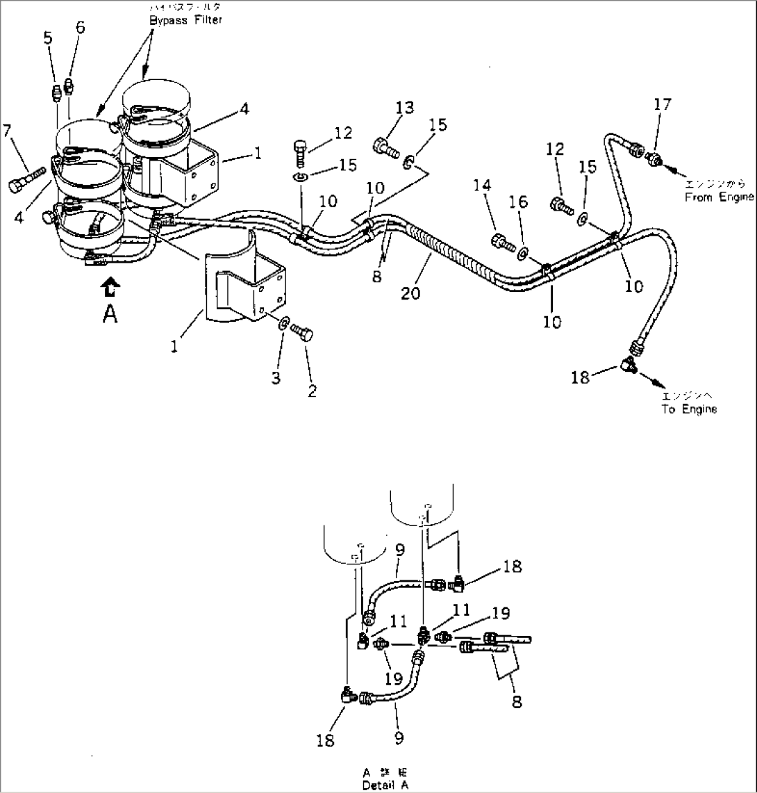 BYPASS FILTER MOUNT AND PIPING
