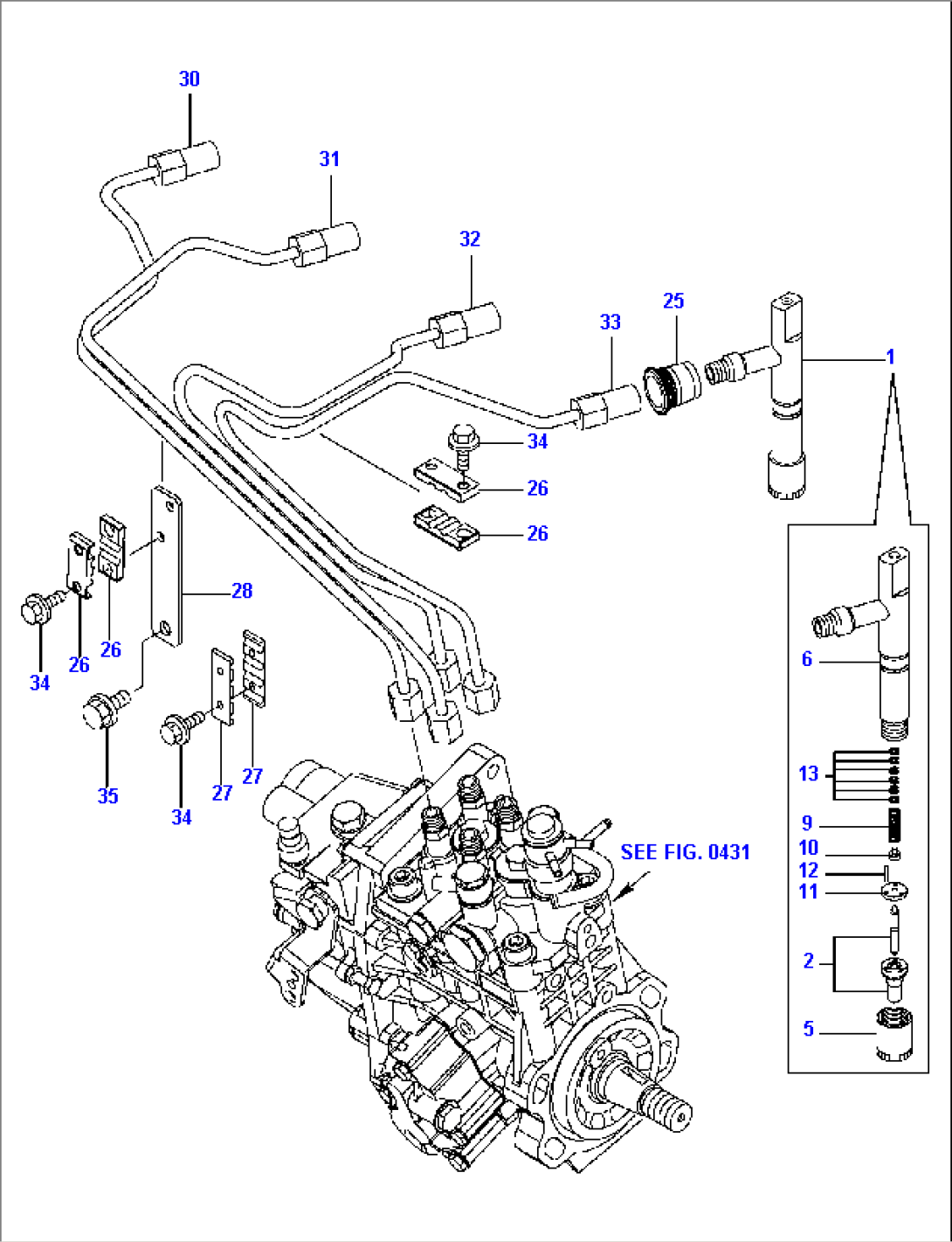 FUEL INJECTION LINE