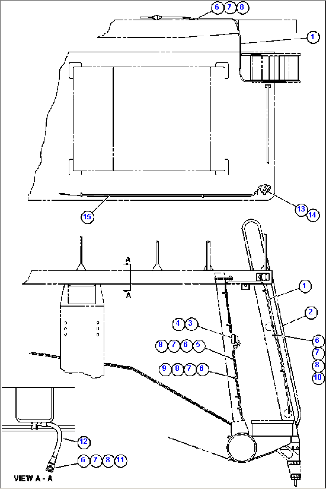 RIGHT DECK & LADDER LIGHT WIRING