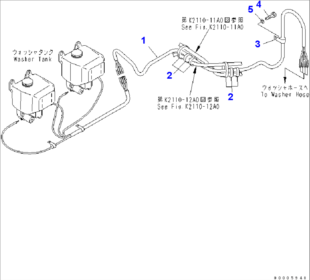 FLOOR FRAME (WASHER HOSE)(#67001-67979)
