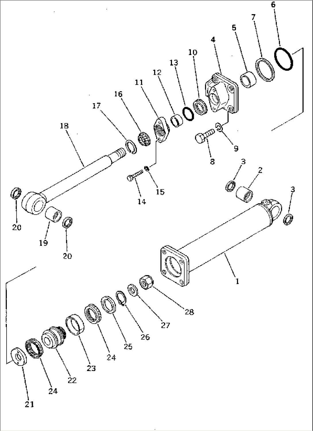 BUCKET CYLINDER (FOR MULTI-PURPOSE BUCKET)