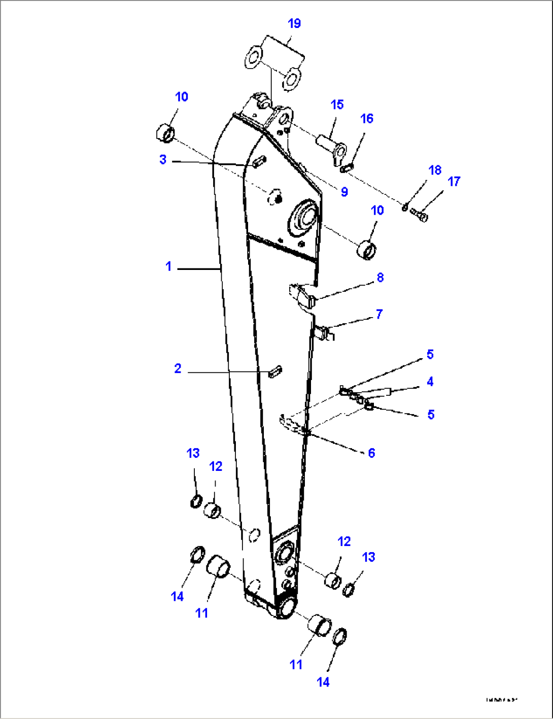 ARM (2.9M) (100 HOURS GREASING TYPE) (#B32512-)