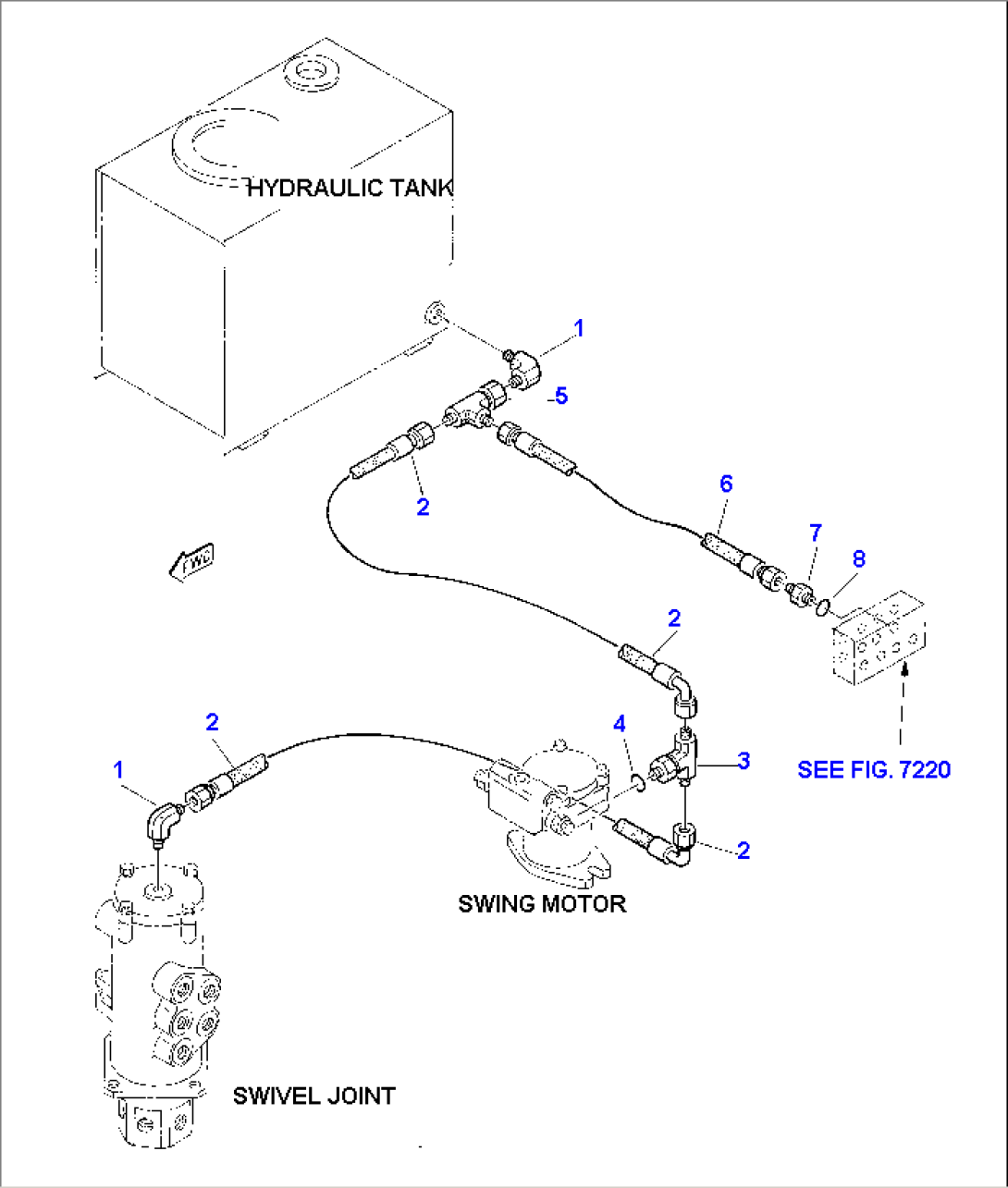 HYDRAULIC PIPING (DRAIN)