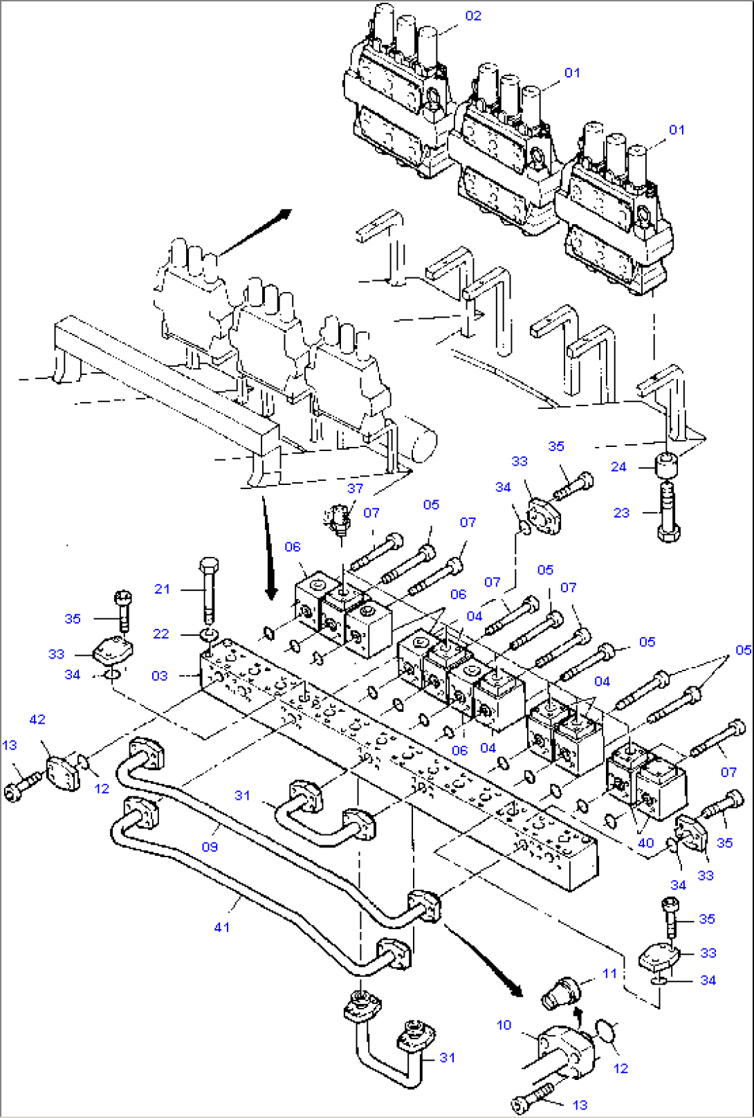 Arr. Control Blocks and Manifold
