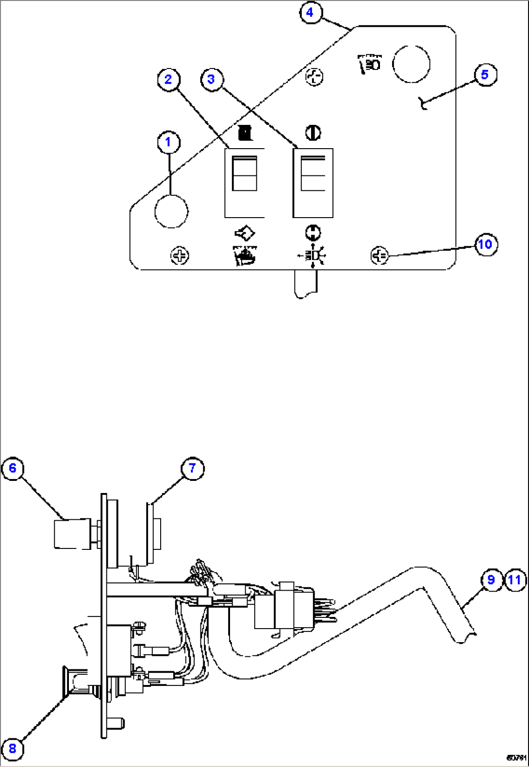 LOWER L.H. DASH MODULE