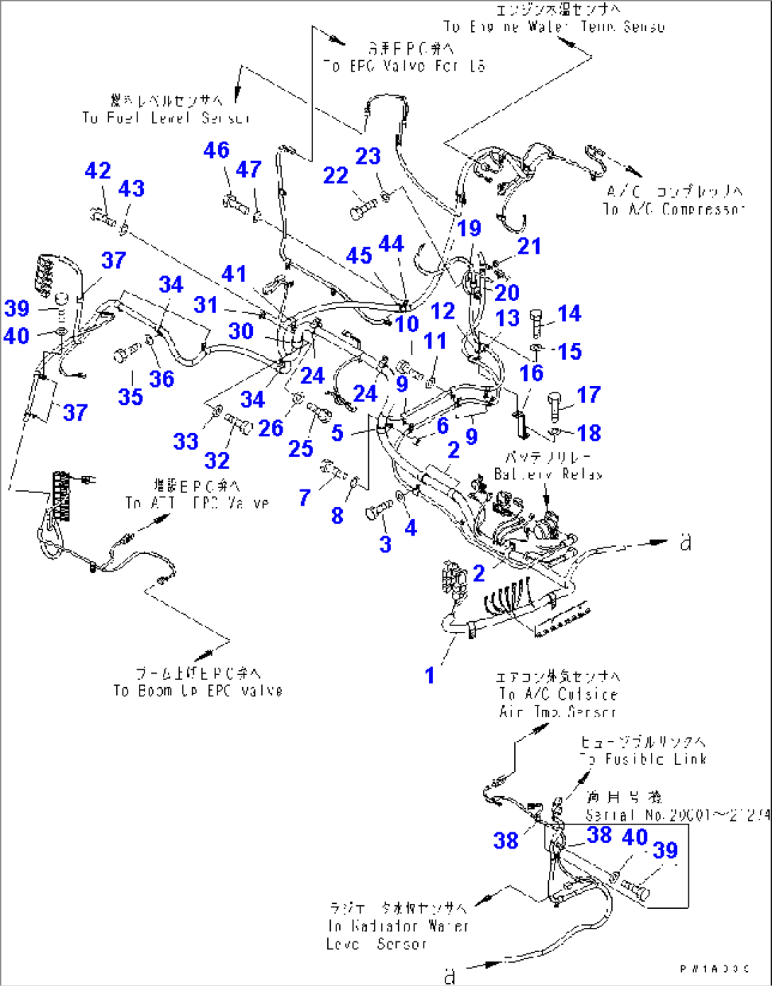 WIRING (MAIN HARNESS)(#20001-)