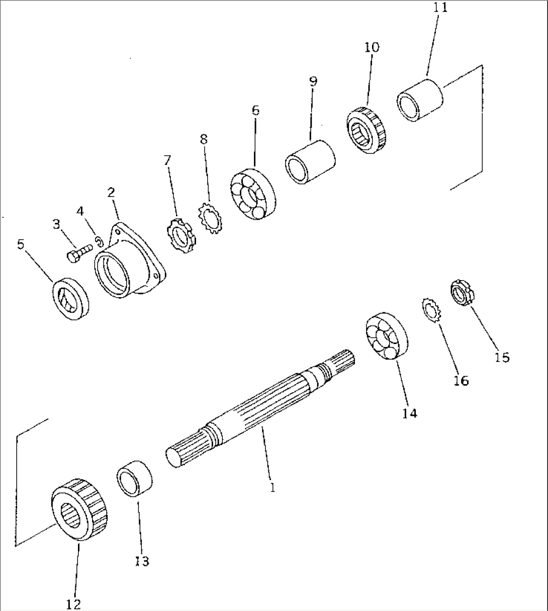 TRANSMISSION (MAIN SHAFT AND GEAR) (2/5)(WITHOUT BACKUP SWITCH)