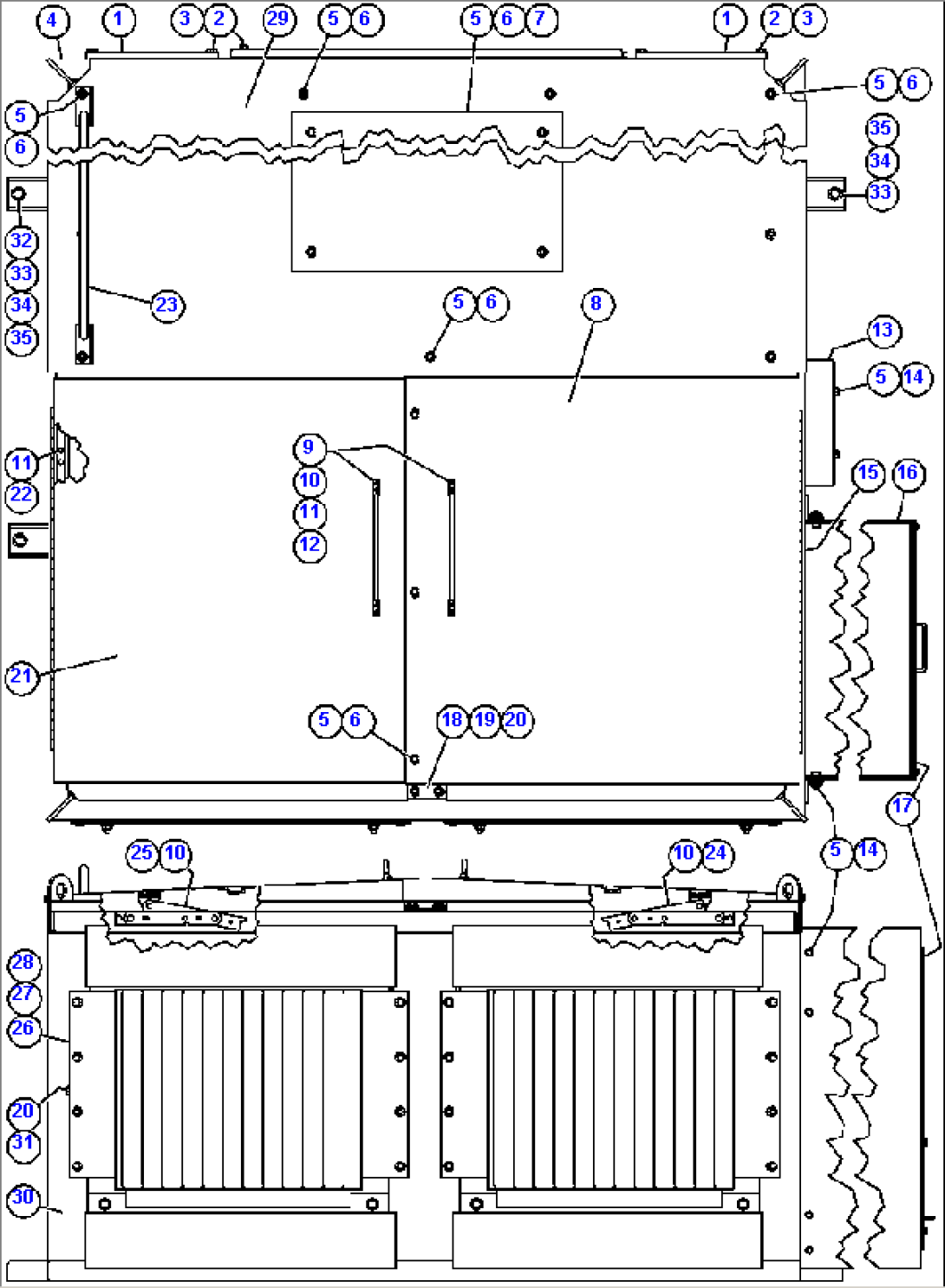 BLOWN GRID - 3 STEP, 18 ELEMENT