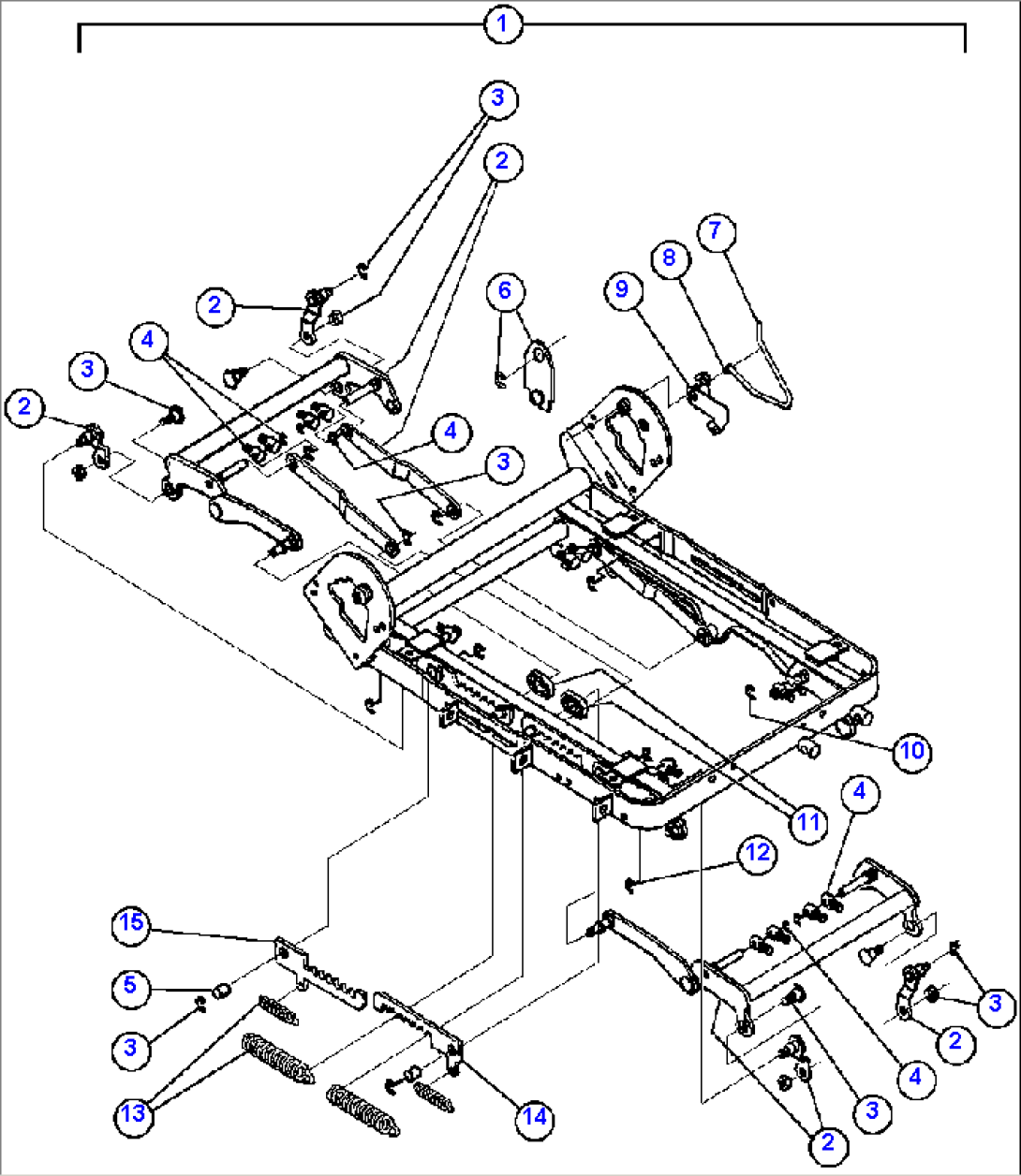 PASSENGER SEAT ASSEMBLY - 4 (PC2371)