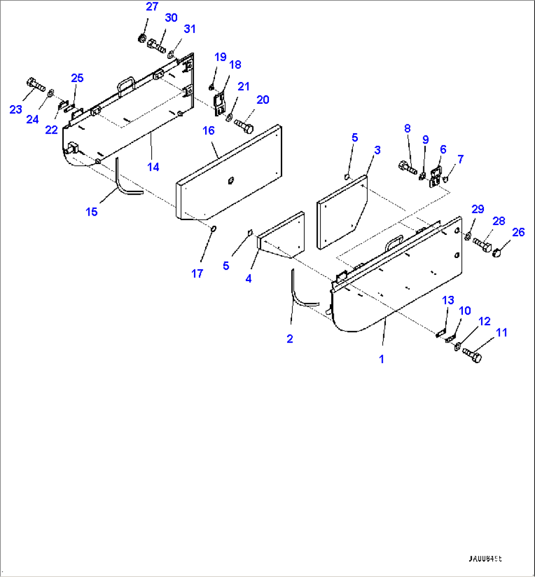 Engine Side Cover (#1001-)