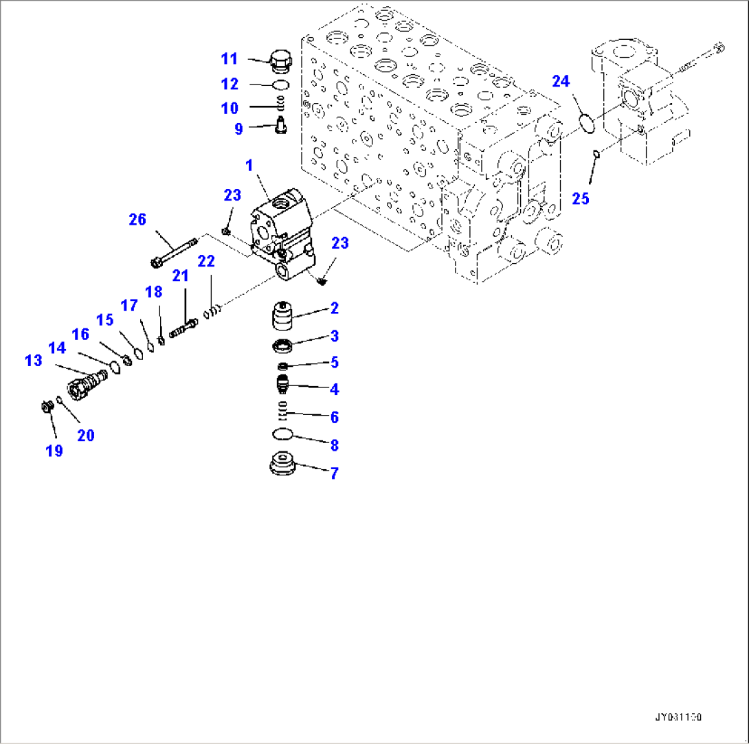 Control Valve, Inner Parts (16/17) (#50416-)