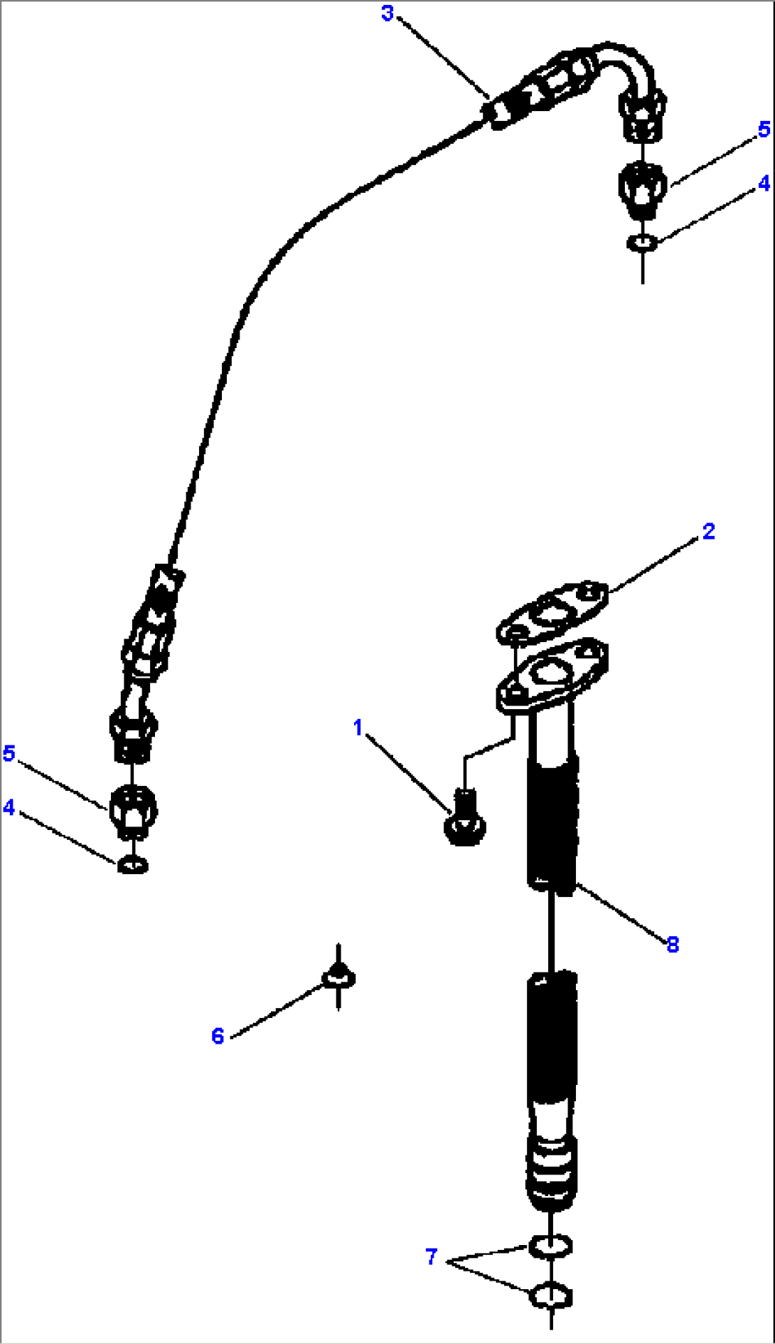 PLUMBING, TURBOCHARGER LATER VERSION