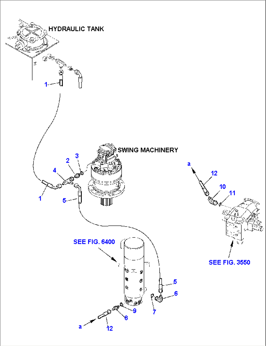 HYDRAULIC PIPING (DRAIN LINE)