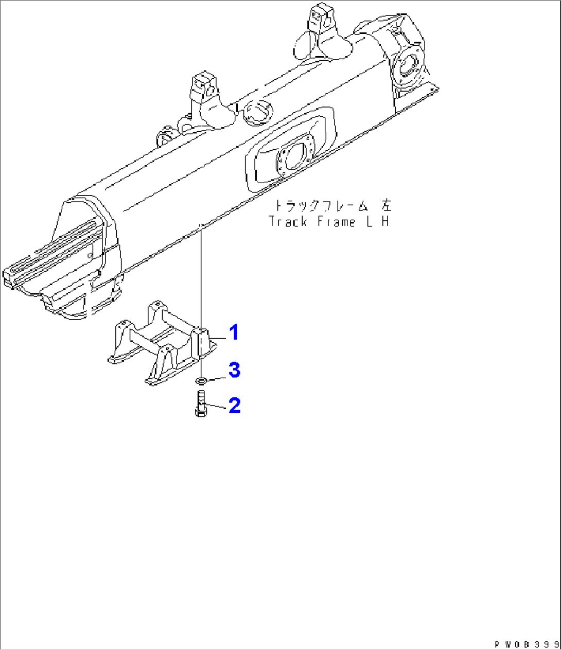 TRACK FRAME (PLUS TYPE)(#70342-)