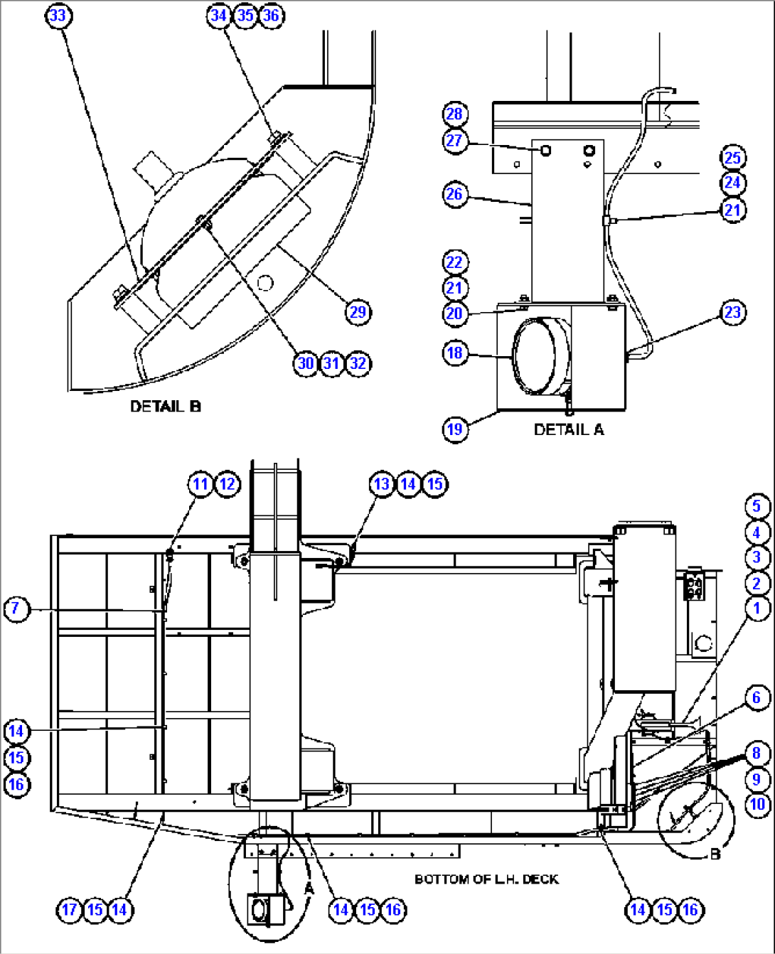 LEFT DECK ELECTRICAL GROUP