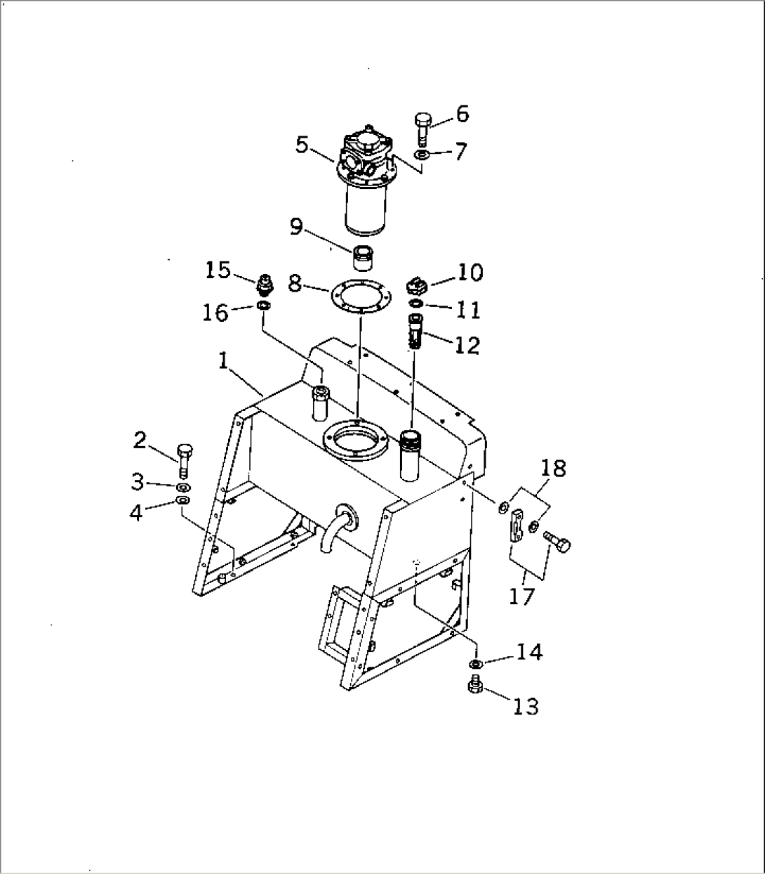 HYDRAULIC TANK(#30046-)