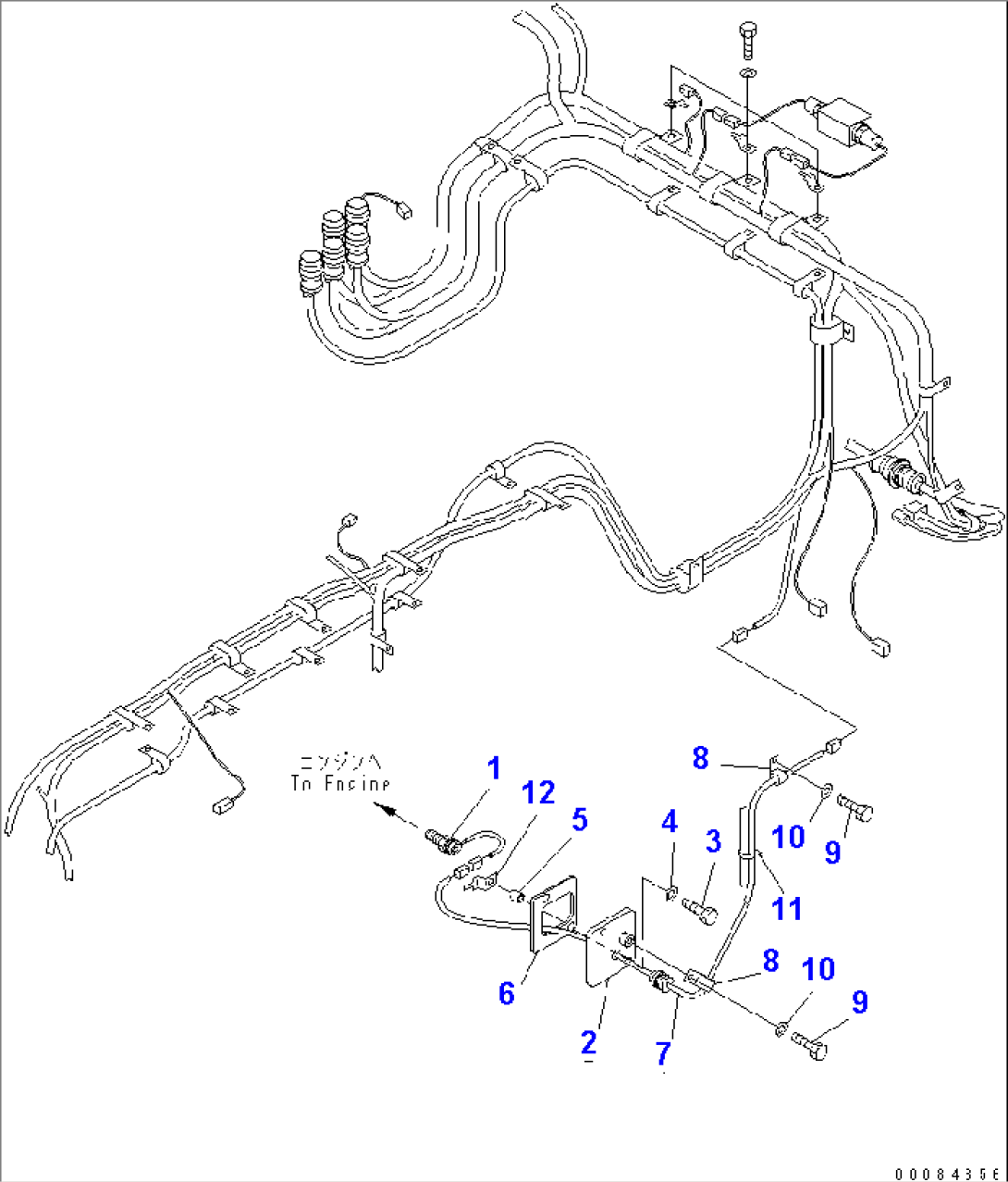 FRONT FRAME ELECTRICAL (SENSOR)(#7012-)