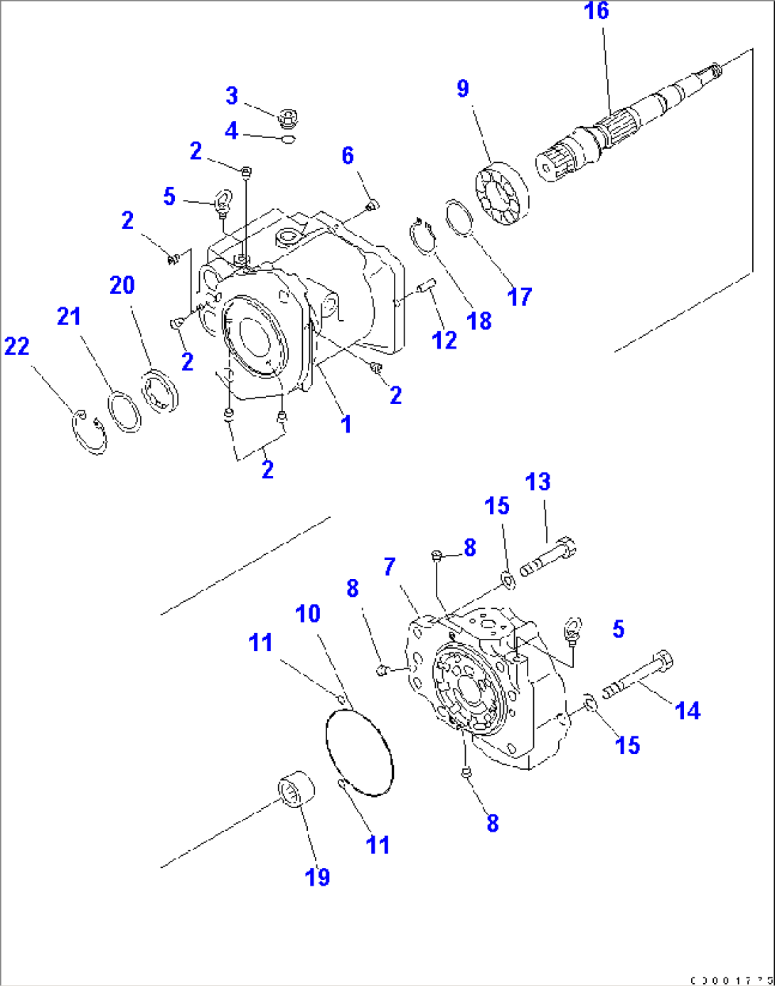 H.S.S. PUMP (1/6)(#1201-)