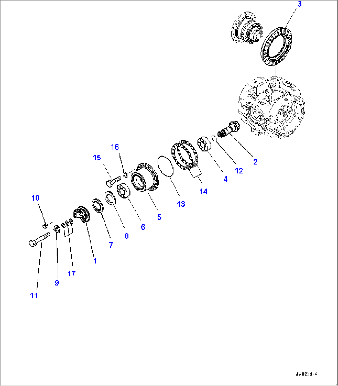 Rear Axle, Differential (1/3) (#91086-)