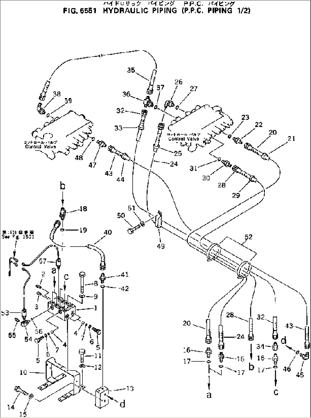 HYDRAULIC PIPING (P.P.C. PIPING 1/2)