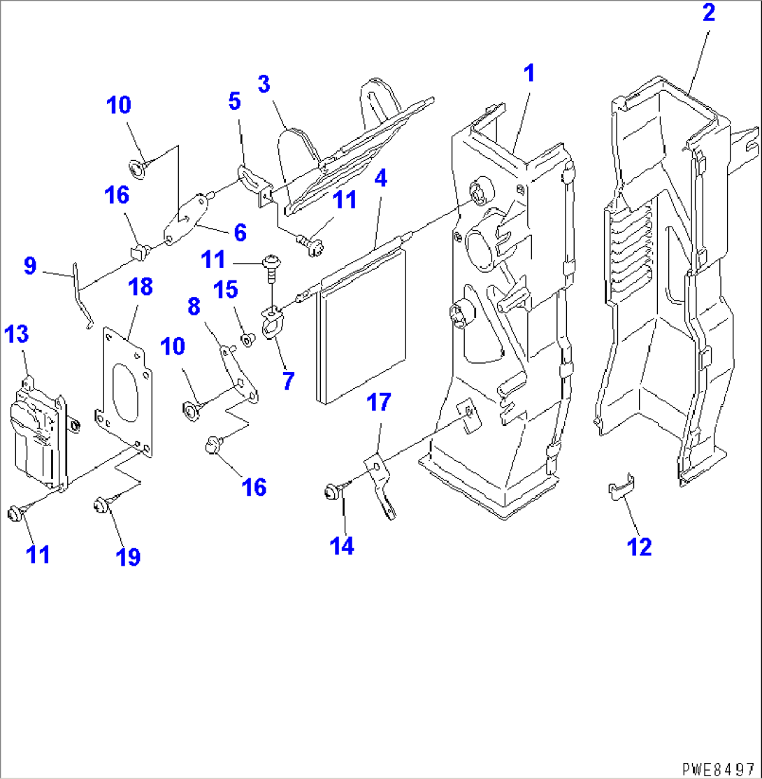 AIR CONDITIONER OR HEATER (AIR DUCT)