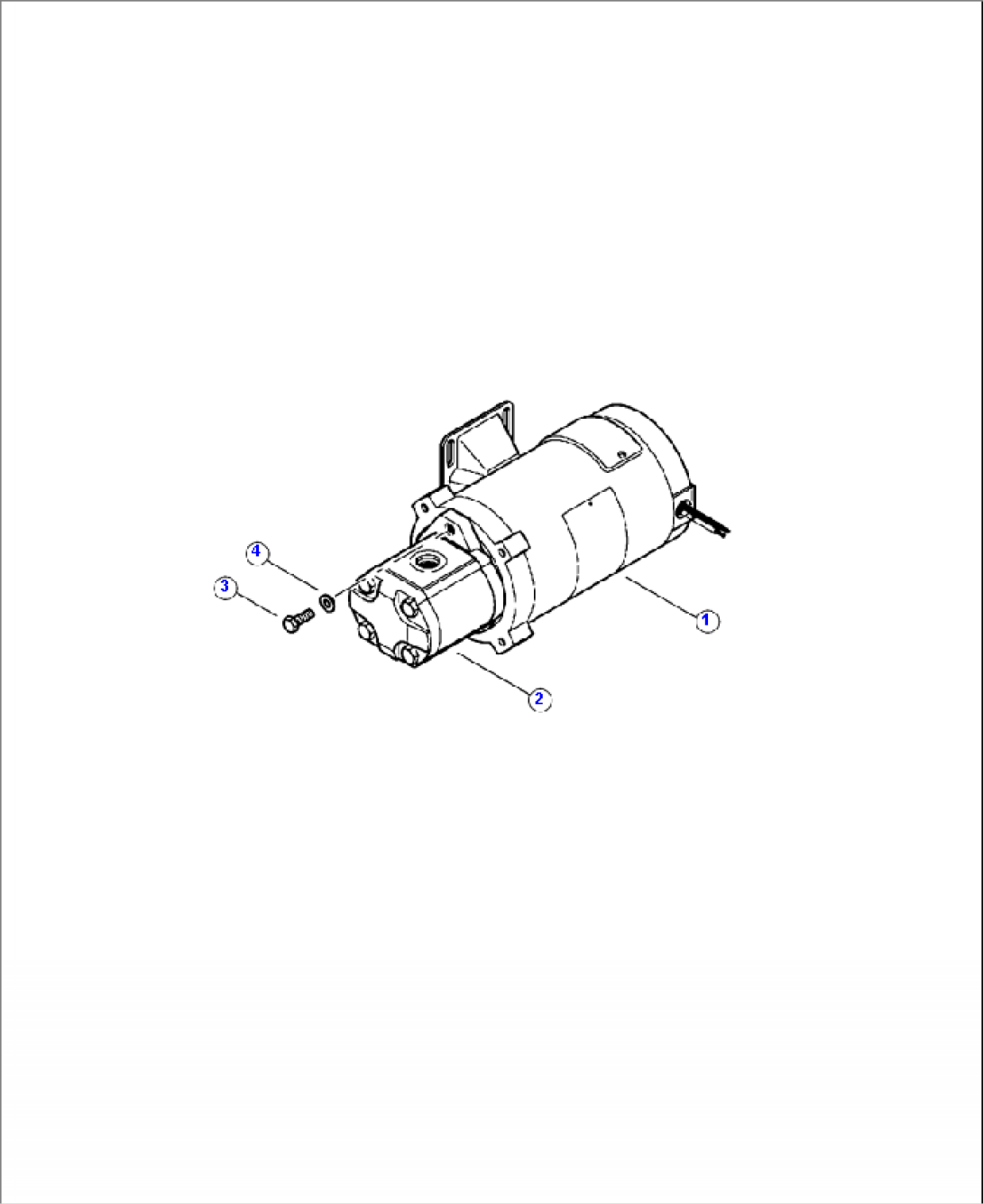 H0113-01A0 ELECTRICAL HYDRAULIC OIL FILL PUMP (24V)