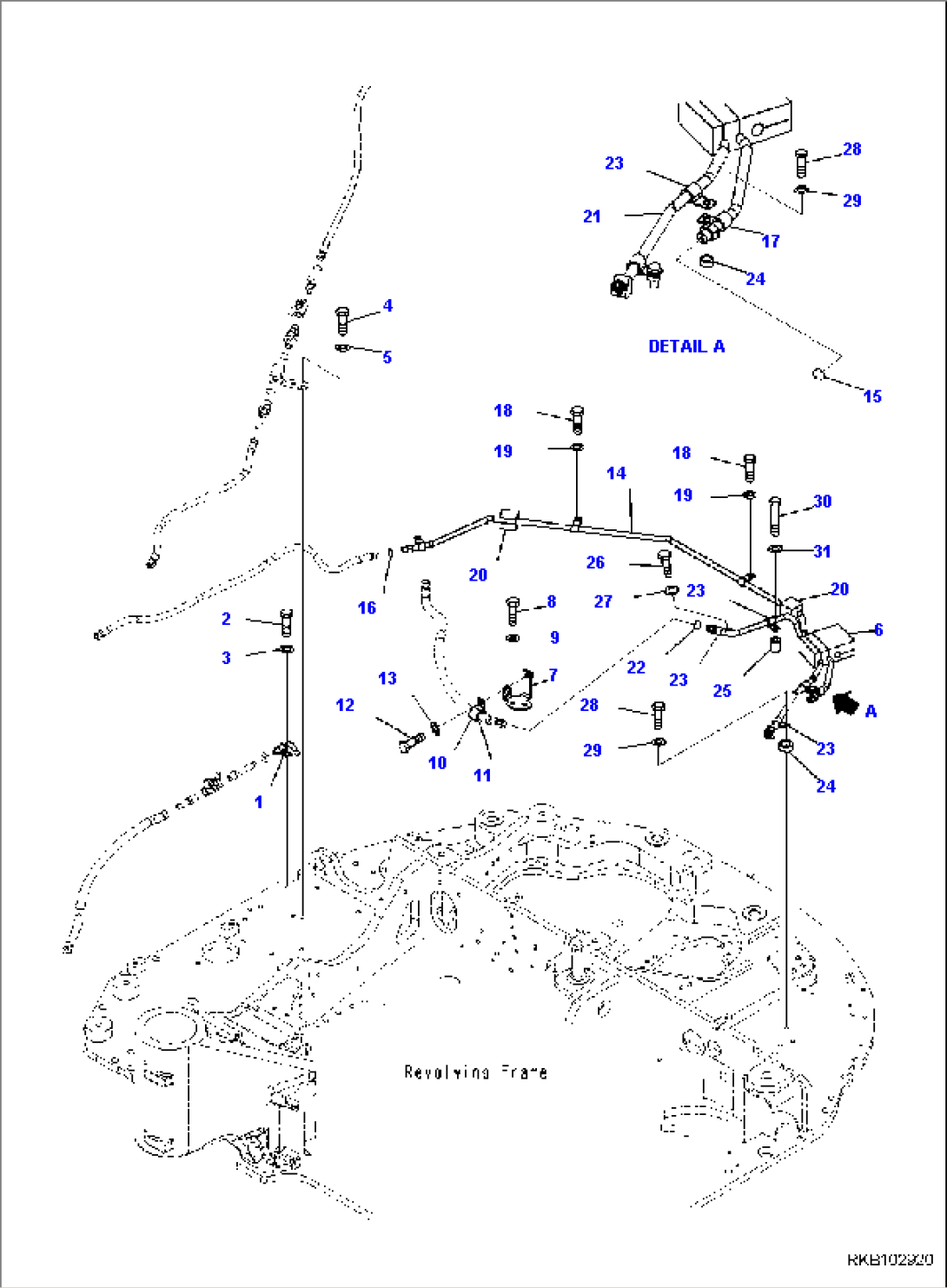 FUEL SUPPLY PIPING, FUEL PIPING (1/2)