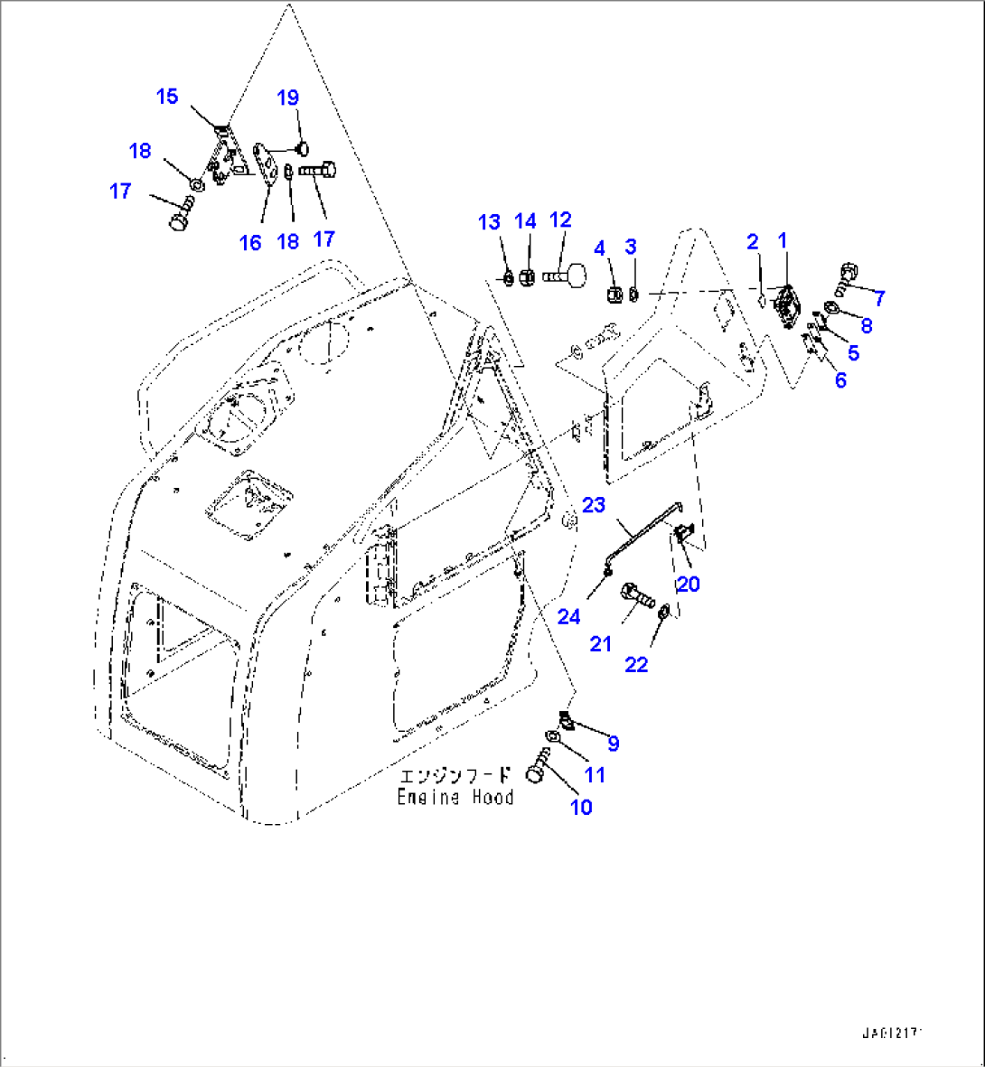 Engine Hood, Door Related Parts (#30214-)