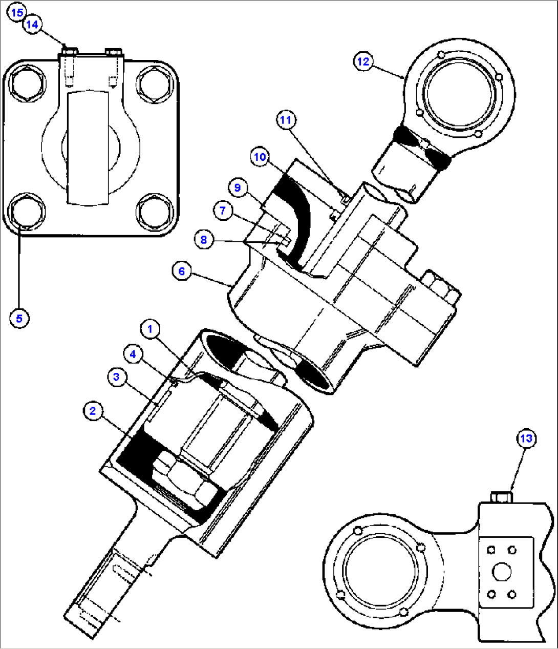 STEERING CYLINDER ASSEMBLY (TY9950)