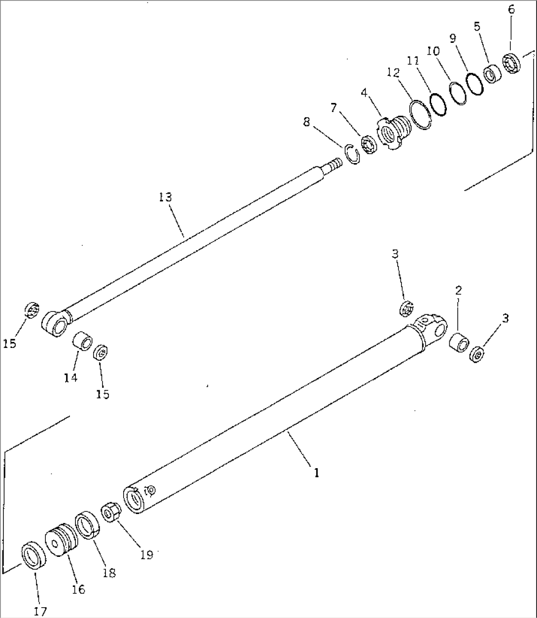 BLADE SIDE SHIFT CYLINDER(#15028-)