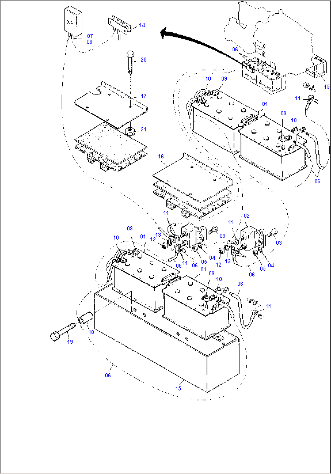 Batteries with Cables