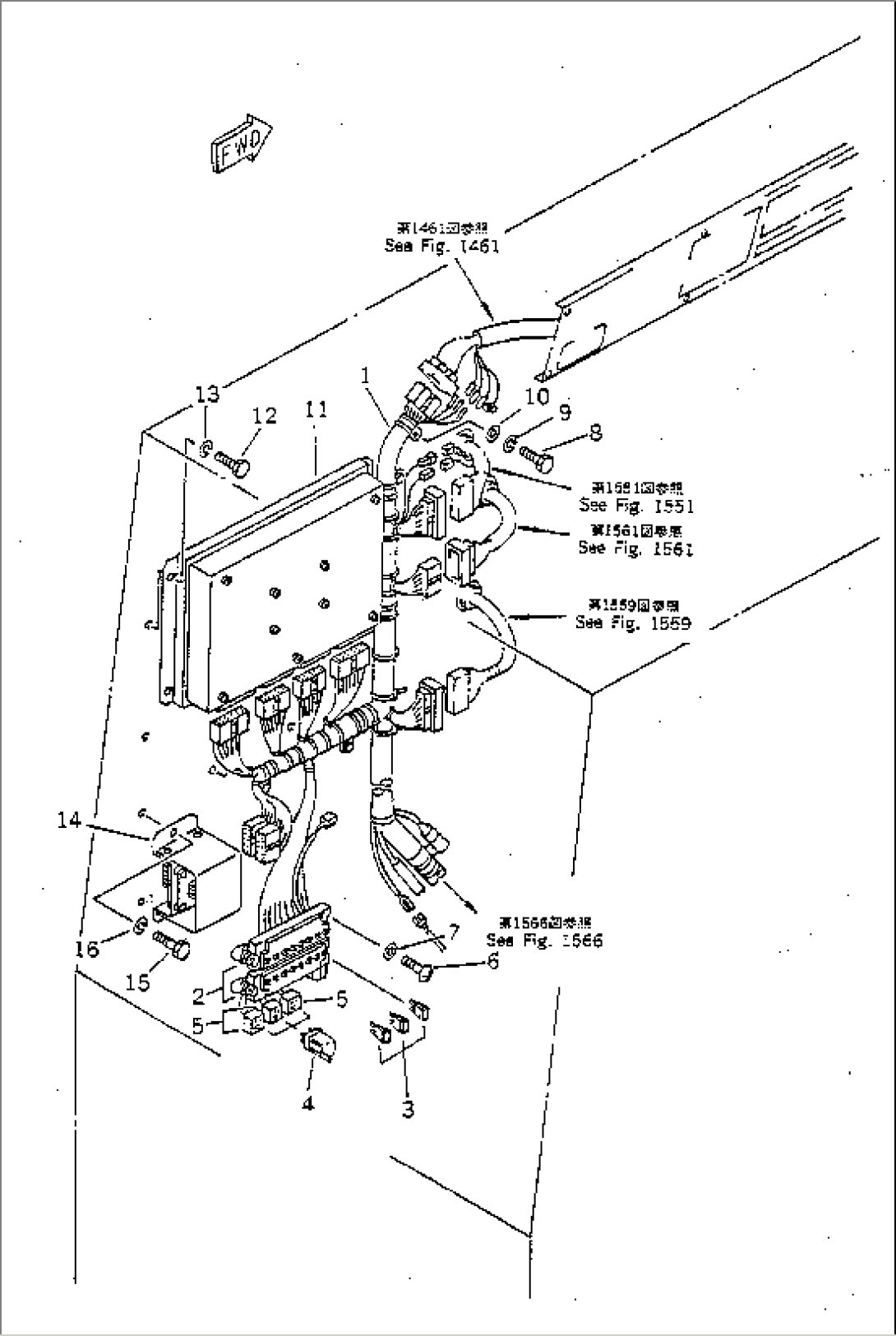 ELECTRICAL SYSTEM (UPPER MDT BOX LINE) (FOR ISO PATTERN)